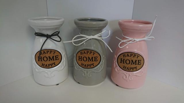 Váza keramika HAPPY HOME