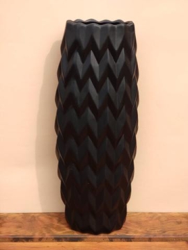 Váza černá 43cm