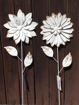 Květina plechová zápich v. 80cm