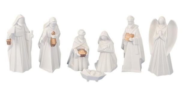 Figurky do betléma bílé sd 7ks