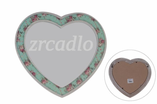 Zrcadlo srdce závěsné