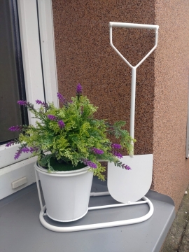 Obal + lopatka kov bílý