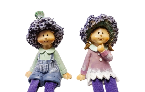 Děti levandule látkové nohy střední