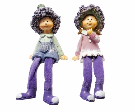 Děti levandule látkové nohy střední