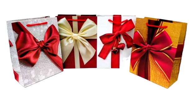 Taška s červenou mašlí střední