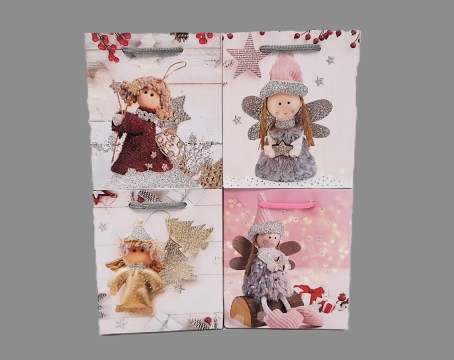 Taška vánoční s andělem mini Taška vánoční s andělem mini