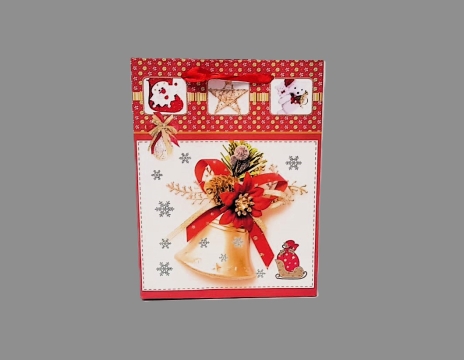 Taška vánoční motivy 23x17cm