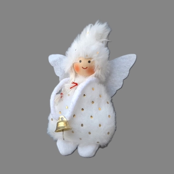 Anděl se zvonkem závěsný 2 druhy