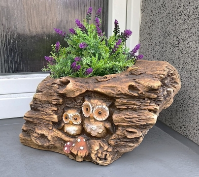 Obal pařez se sovami MG