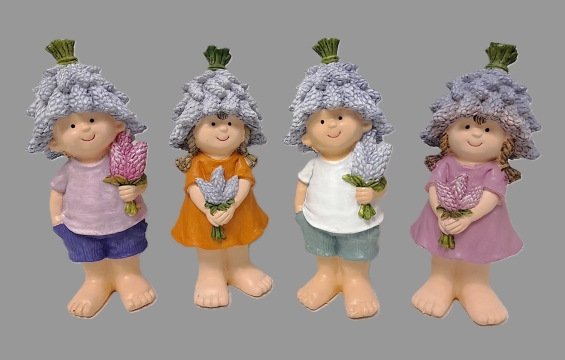 Děti levandule stojící velké 4 dr.