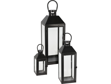 Lampa kovová černá sd 3ks