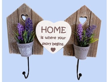 Věšák s levandulí HOME