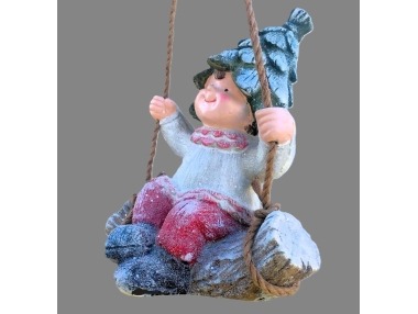 Kluk na houpačce lístková čapka