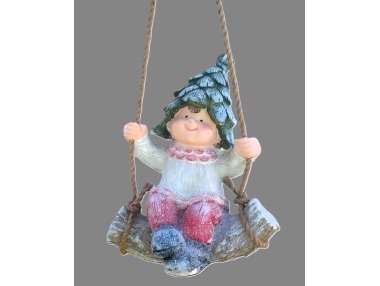 Kluk na houpačce lístková čapka