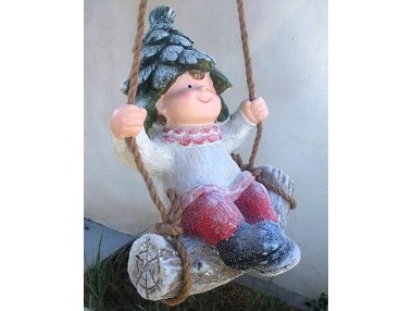 Kluk na houpačce lístková čapka