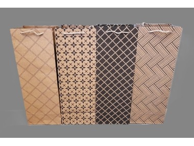 Taška hnědá na láhev 4 druhy