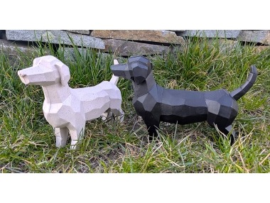 Pes jezevčík moderní design 2 druhy