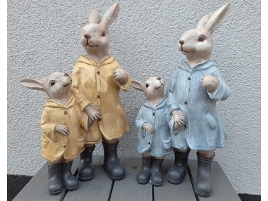 Zajíc s mládětem v kabátě 2 druhy