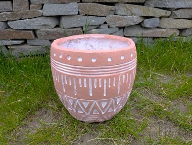 Obal "vykopávka" terakotový