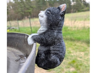 Kočka závěsná černobílá