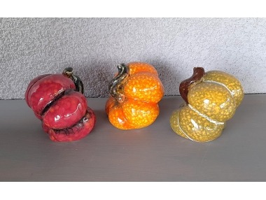 Dýně 3 barvy lesklá menší – 11x10 cm