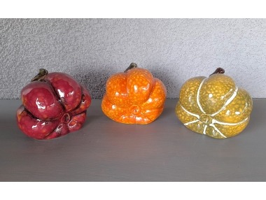 Dýně 3 barvy lesklá menší – 11x10 cm