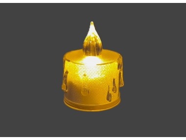Svíčka LED s kapičkami malá Svíčka LED s kapičkami malá